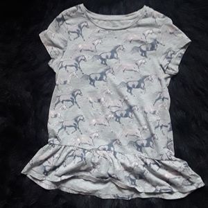 Grey horse shirt